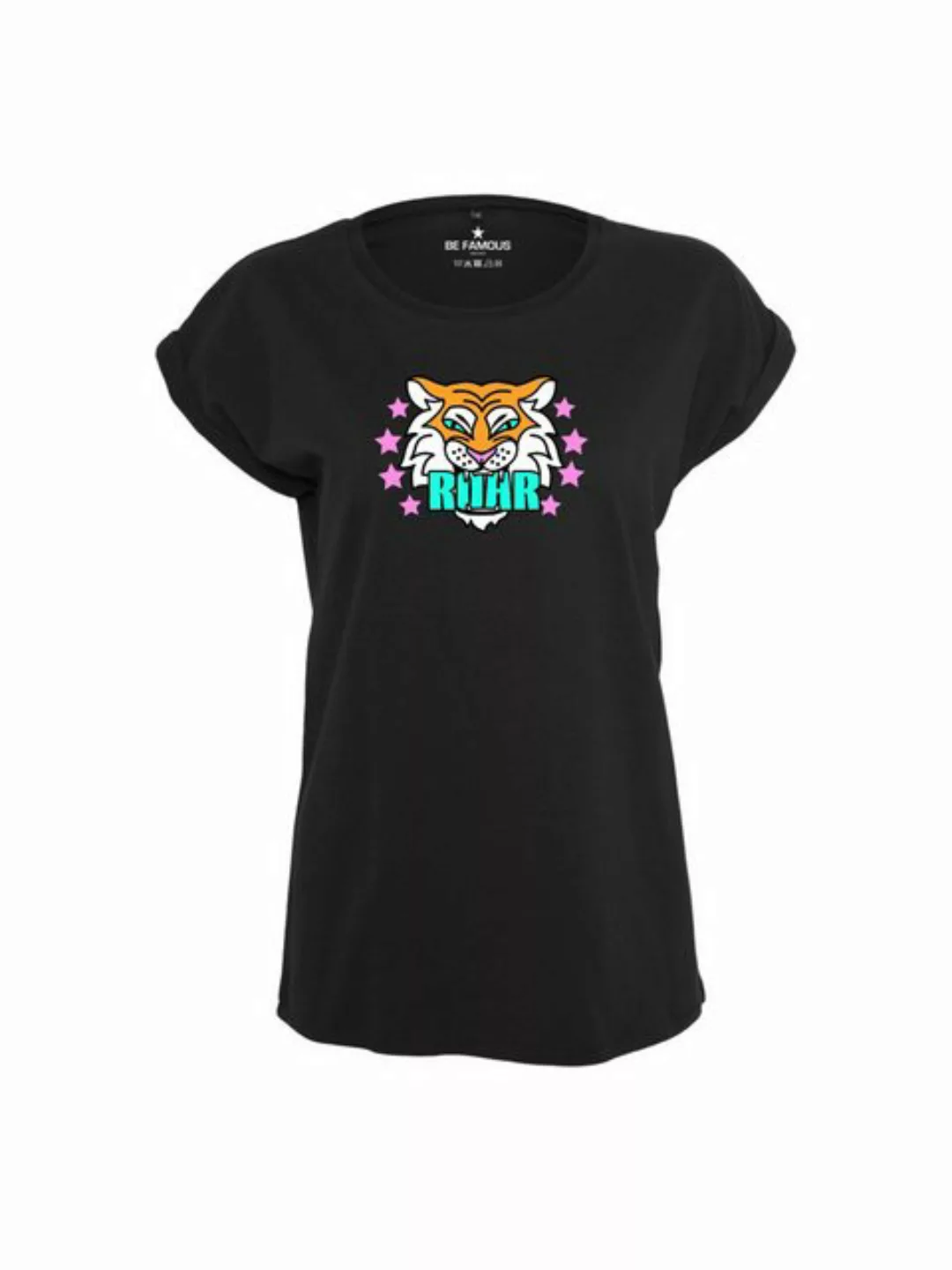 Be Famous Print-Shirt Classic Roll Up D-ROAR (1-tlg) günstig online kaufen