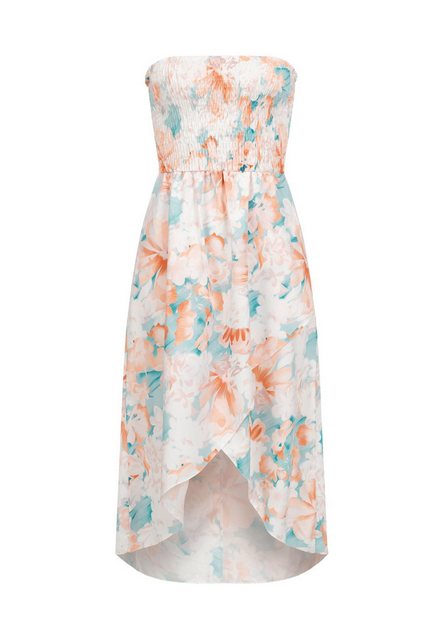 CLOUD 5IVE Shirtkleid CLOUD 5IVE Bandeau Kleid in Wrap Look und AOP Blumen günstig online kaufen