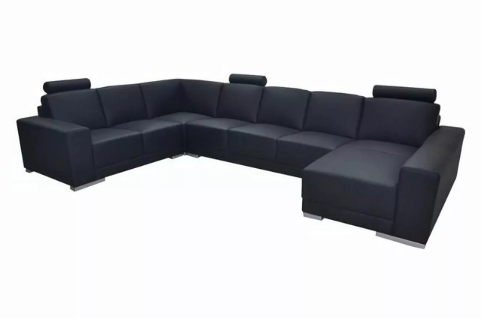 JVmoebel Ecksofa Ledersofa Couch Wohnlandschaft Ecksofa Garnitur Design Mod günstig online kaufen