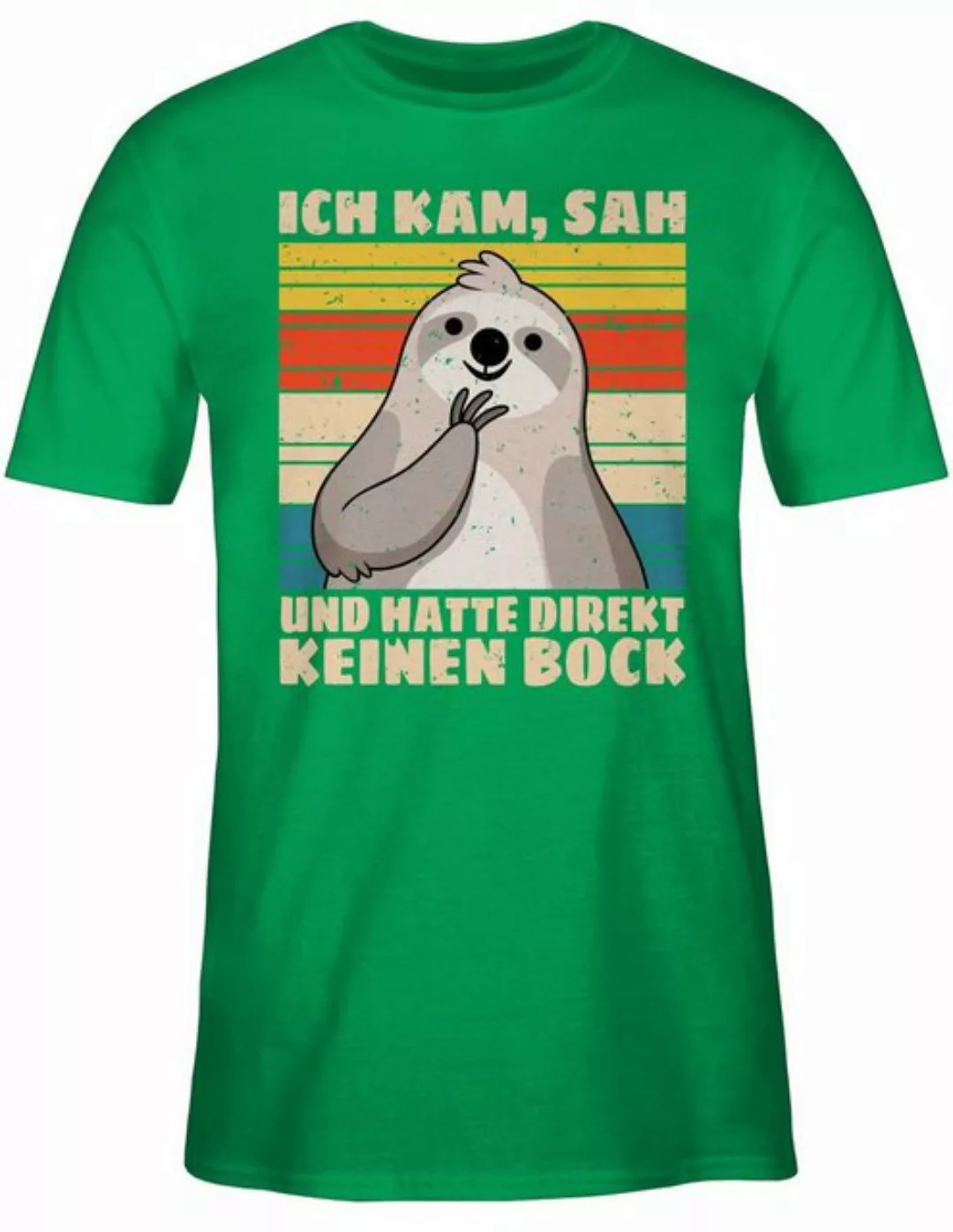 Shirtracer T-Shirt Ich kam, sah und hatte direkt keinen Bock Sprüche Statem günstig online kaufen