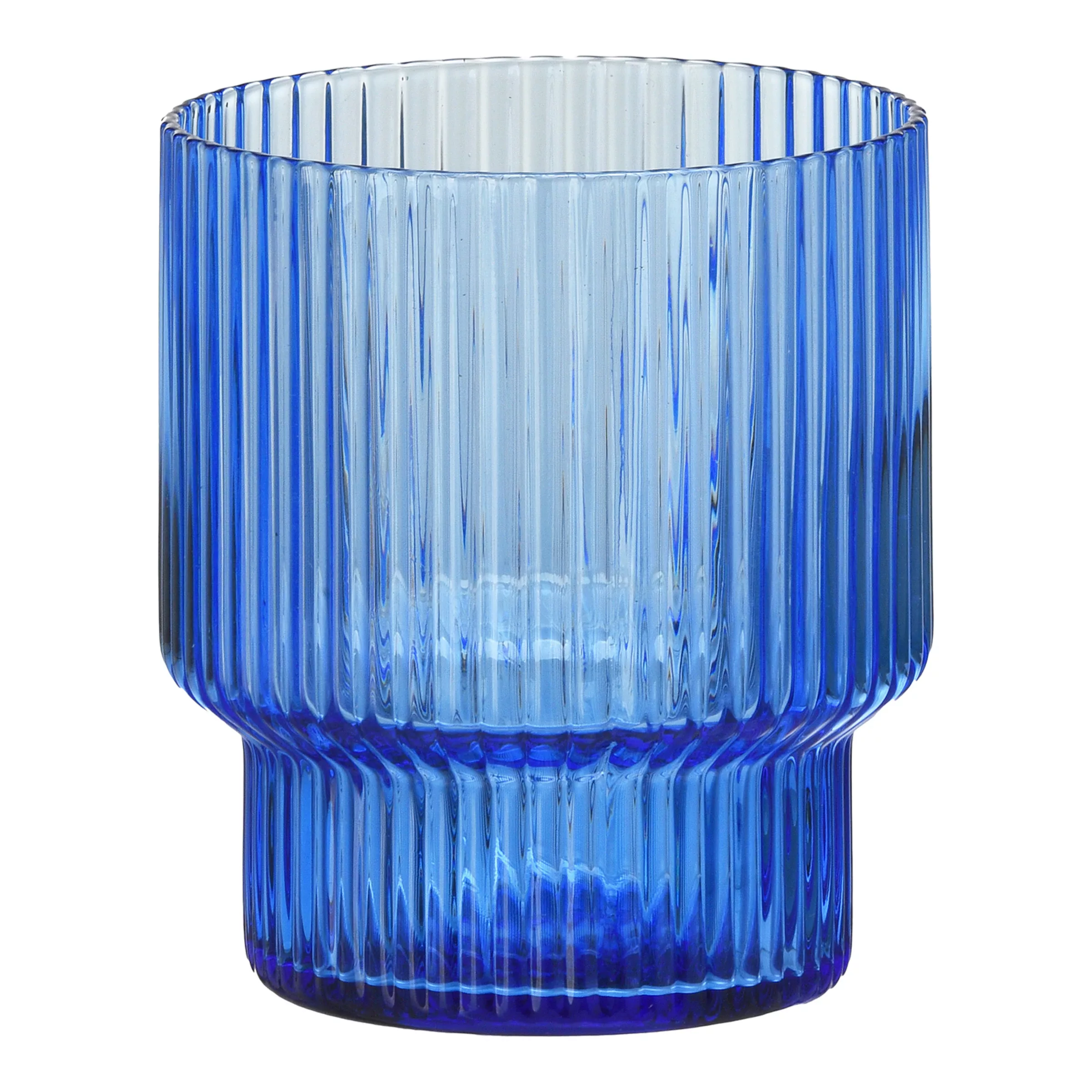 Trinkglas RIFFLE ca. 320ml, mitt-blau günstig online kaufen