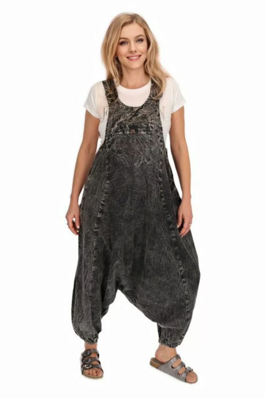 KUNST UND MAGIE Latzhose Hippie Latz/Haremshose Hose 70er Jumpsuit Overall günstig online kaufen