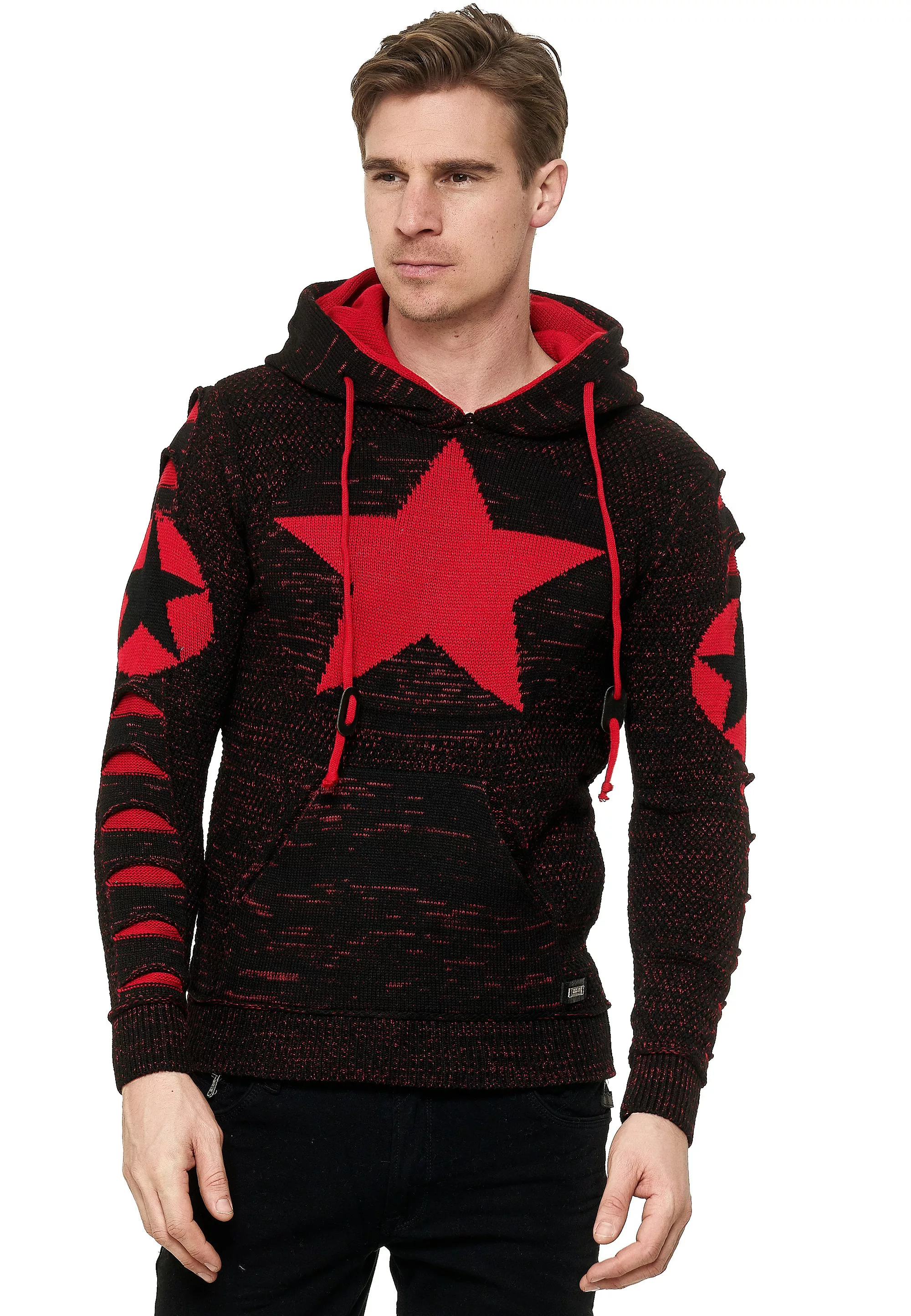 Rusty Neal Kapuzensweatshirt, mit großem Stern-Design günstig online kaufen