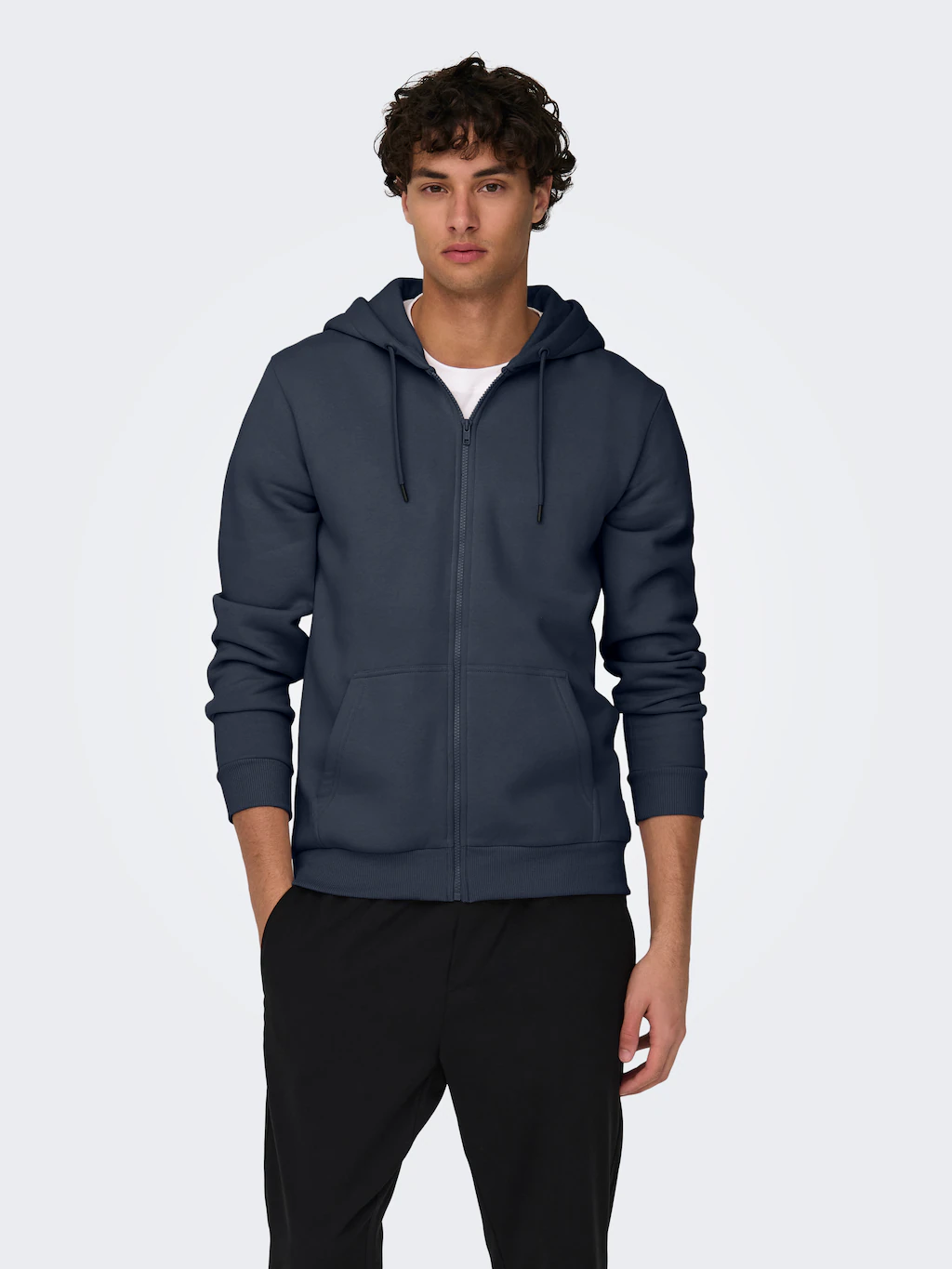 ONLY & SONS Kapuzensweatjacke "ONSCERES ZIP THR. HOODIE SWEAT NOOS" günstig online kaufen