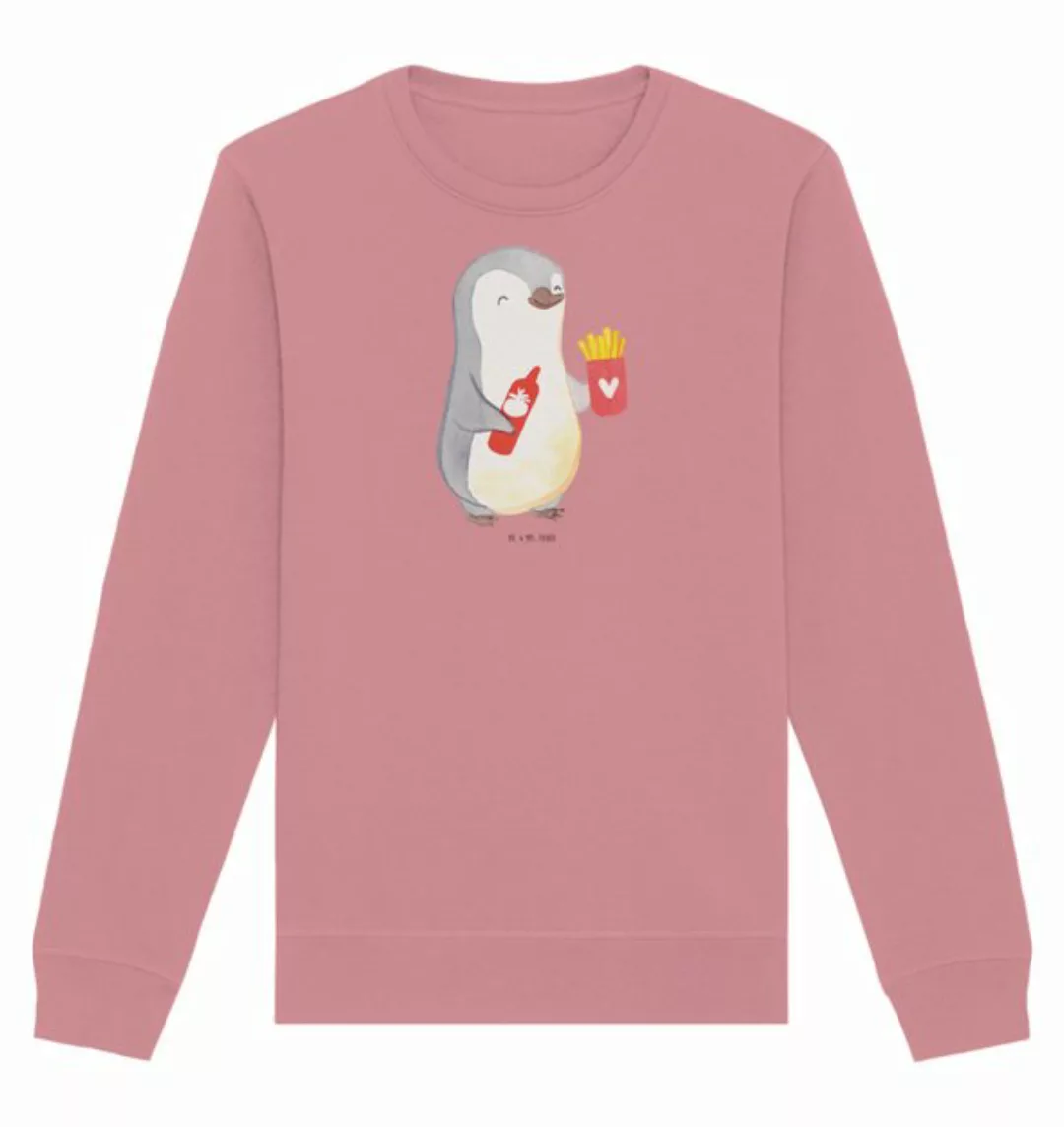 Mr. & Mrs. Panda Longpullover Größe XXL Pinguin Pommes - Canyon Pink - Gesc günstig online kaufen