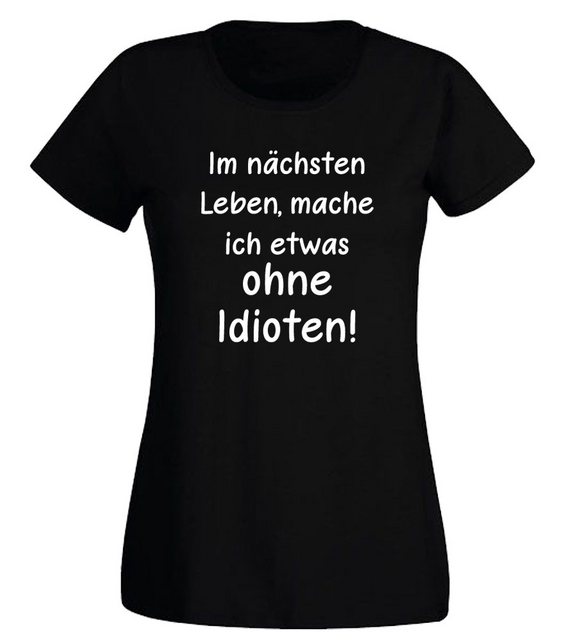 G-graphics T-Shirt Damen T-Shirt - Im nächsten Leben mache ich etwas ohne I günstig online kaufen