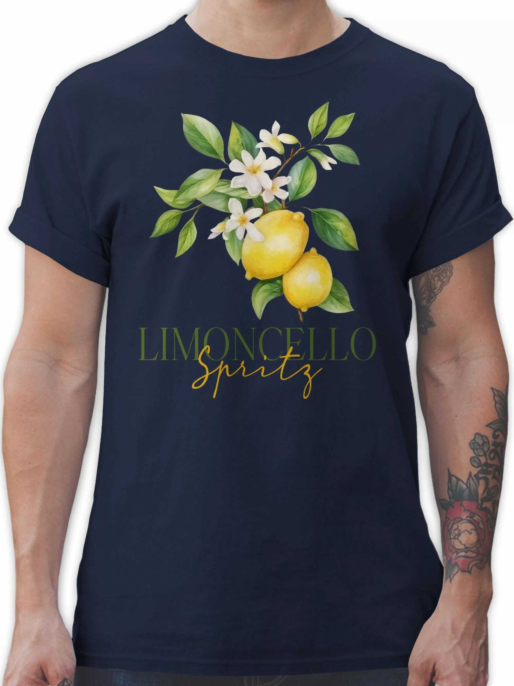 Shirtracer T-Shirt Limoncello Spritz, Italien-Fans, Italienischer günstig online kaufen