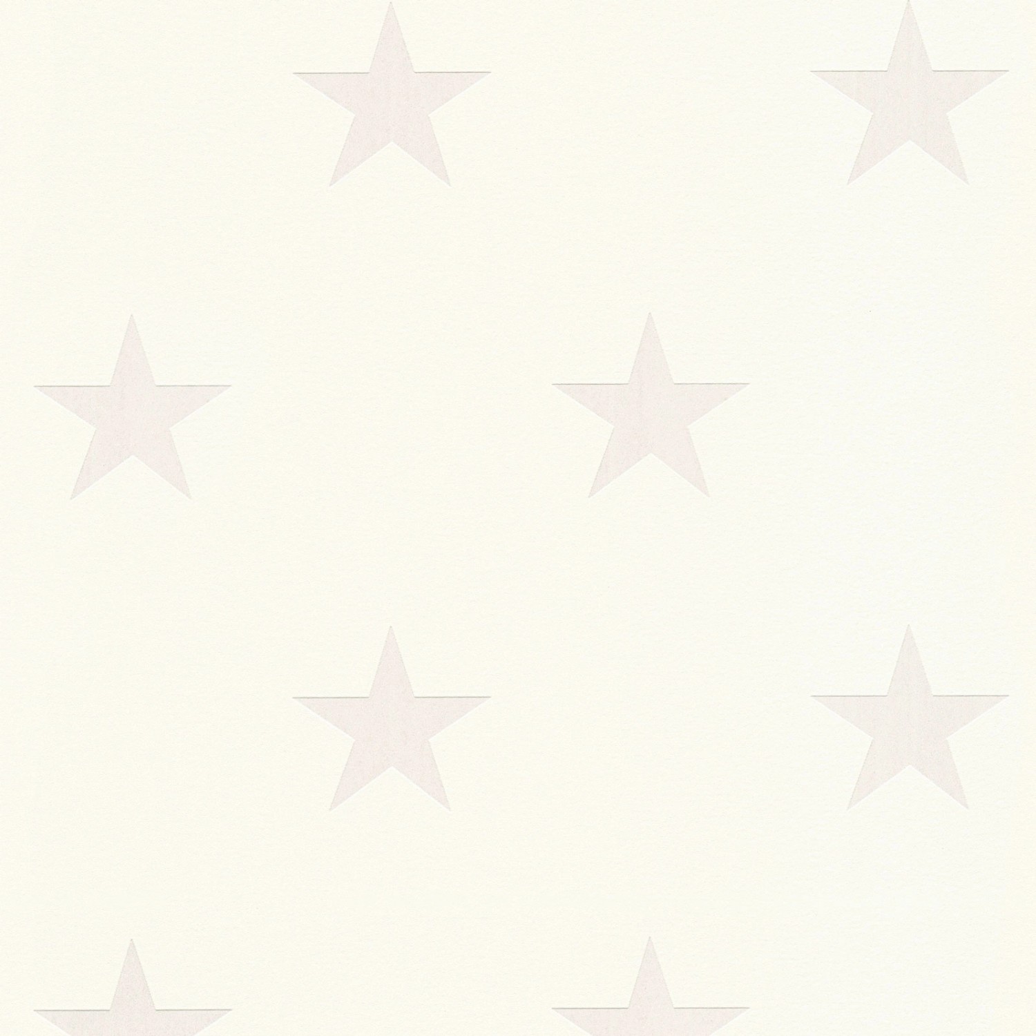 Bricoflor Moderne Tapete mit Sternen Creme Weiße Vliestapete Ideal für Kind günstig online kaufen