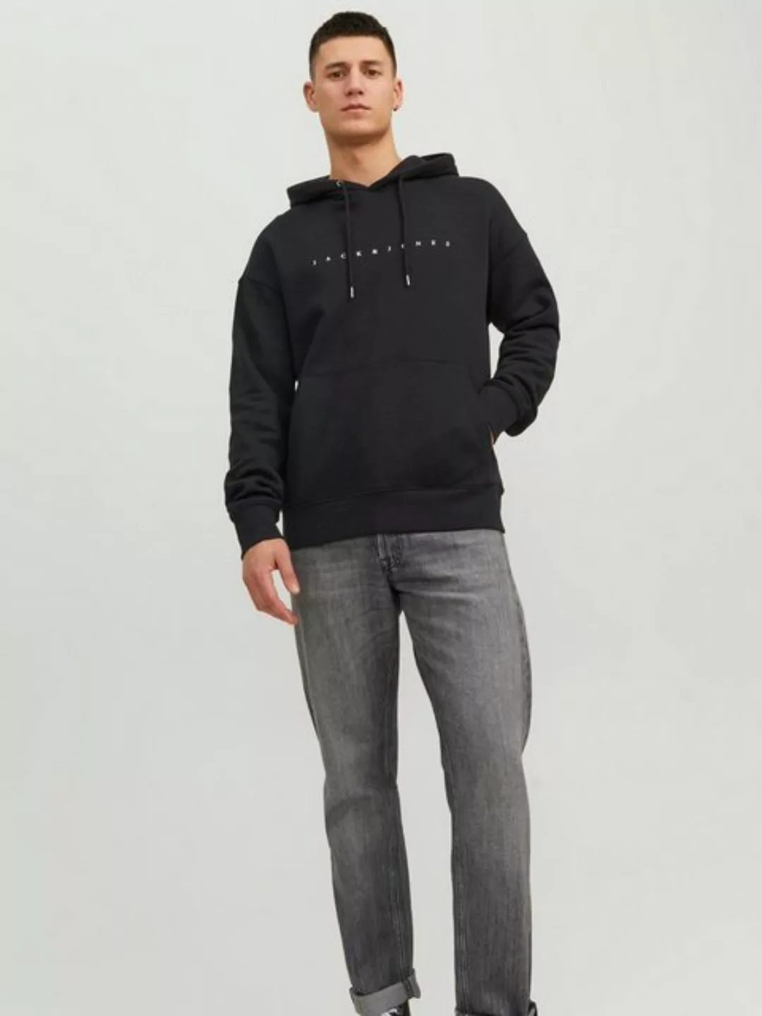 Jack & Jones Kapuzensweatshirt "JJESTAR JJ SWEAT HOOD NOOS", mit Logo Print günstig online kaufen