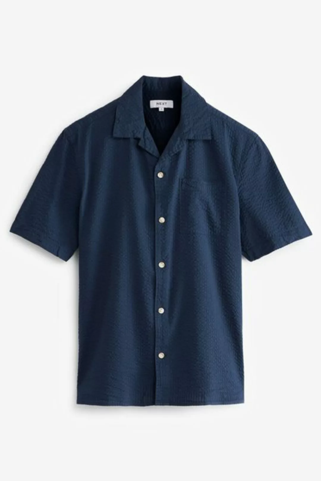 Next Kurzarmhemd Seersucker-Hemd (1-tlg) günstig online kaufen