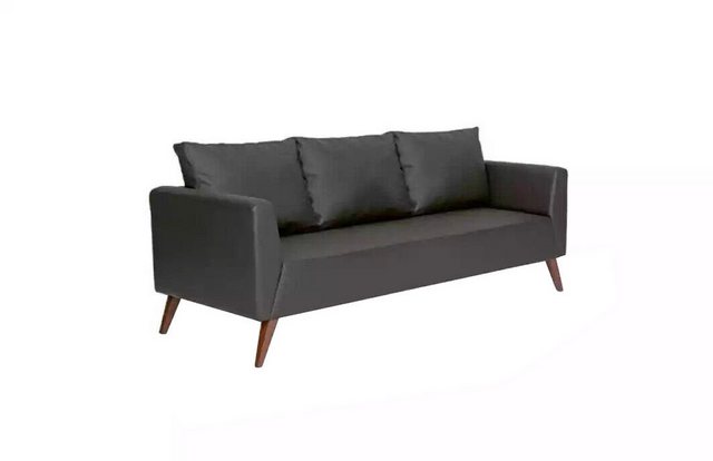 JVmoebel Sofa Designer Sofa Schwarze Couch Büromöbel Luxus Arbeitszimmermöb günstig online kaufen