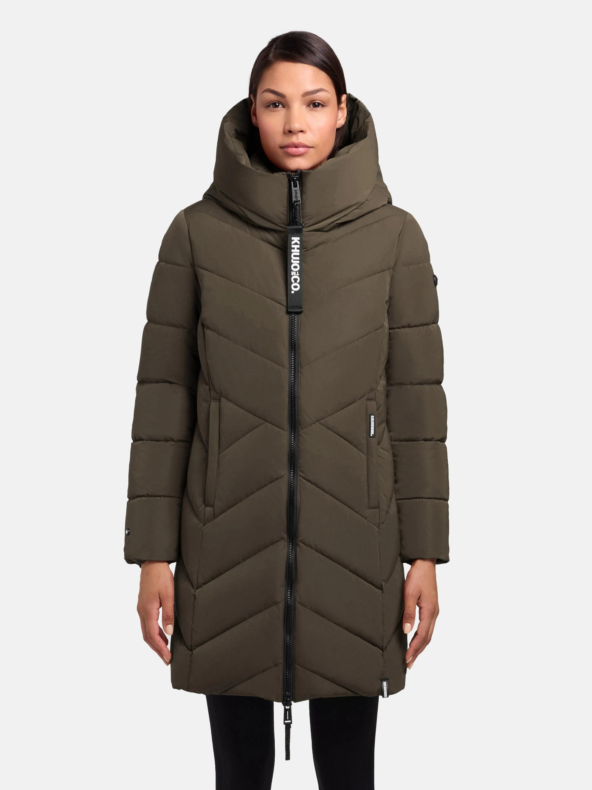 khujo Wintermantel "Darka2-YM", Winter Steppmantel mit Schlüsselanhänger günstig online kaufen