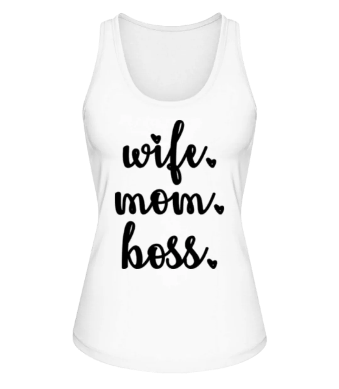 Motiv Wife Mom Boss · Frauen Bio Tank-Top Stanley Stella günstig online kaufen