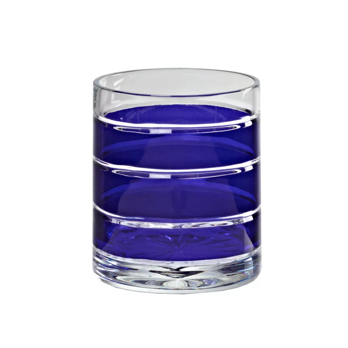 Whiskyglas Whiskybecher Trinkbecher Handgeschliffen Violett Kristall Glas 2 günstig online kaufen