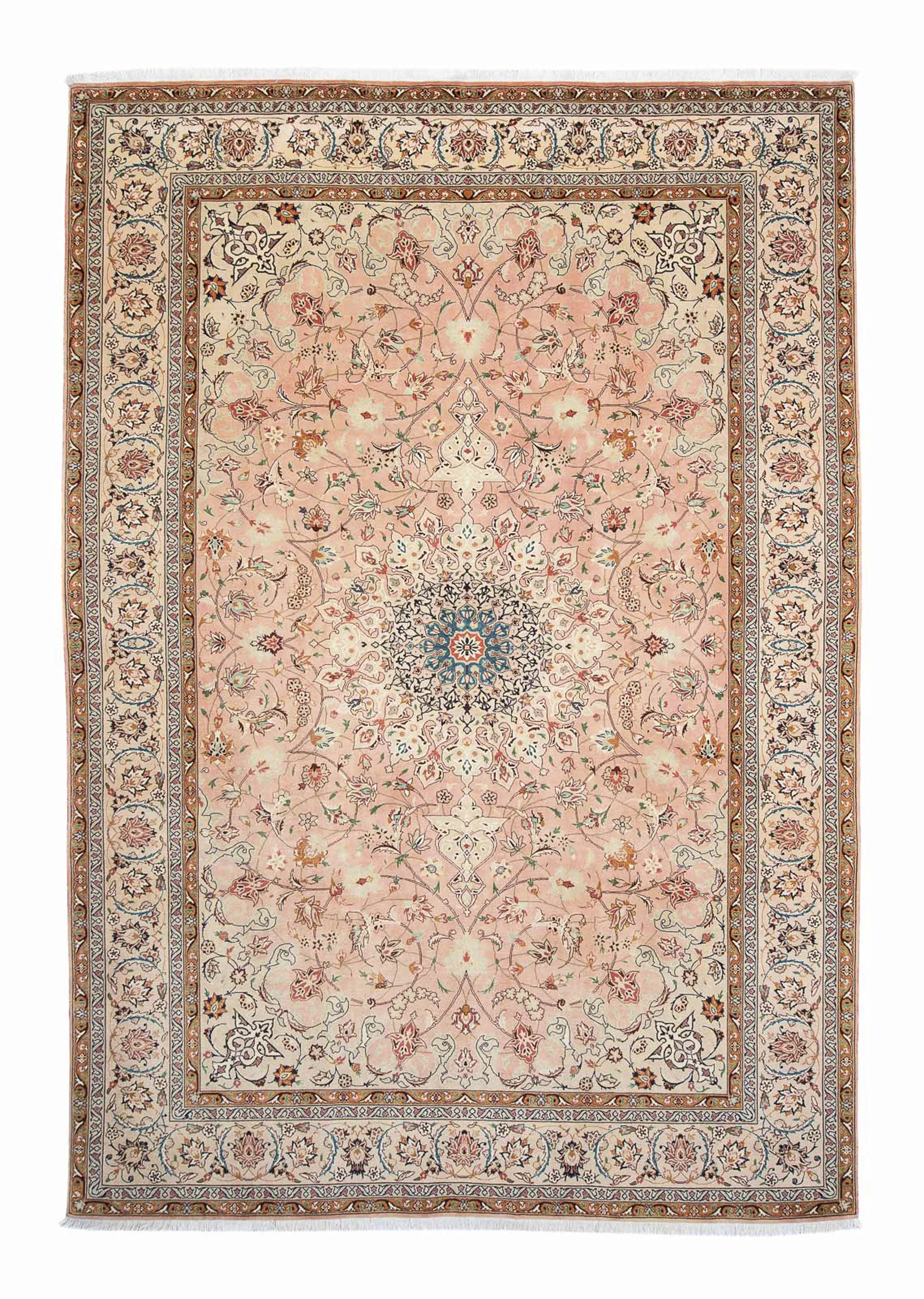 morgenland Orientteppich »Perser - Täbriz - Royal - 300 x 203 cm - rosa«, r günstig online kaufen