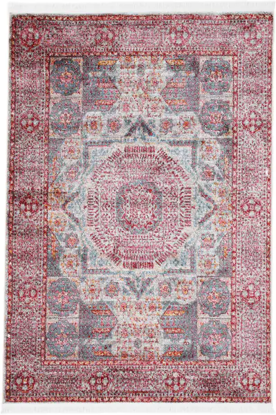 carpetfine Teppich »Anil«, rechteckig, 7 mm Höhe, Vintage Orient Look, Wohn günstig online kaufen