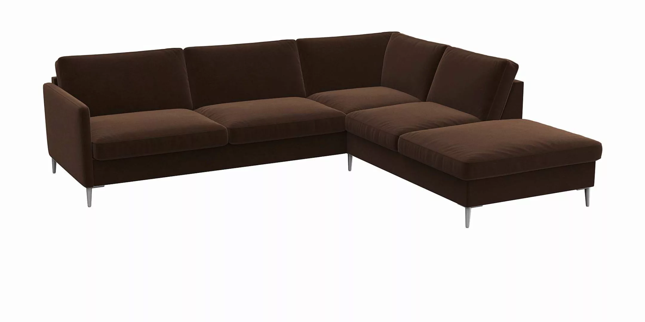 FLEXLUX Ecksofa »Fiore, L-Form, bequem und komfortabel durch hochwertigem S günstig online kaufen