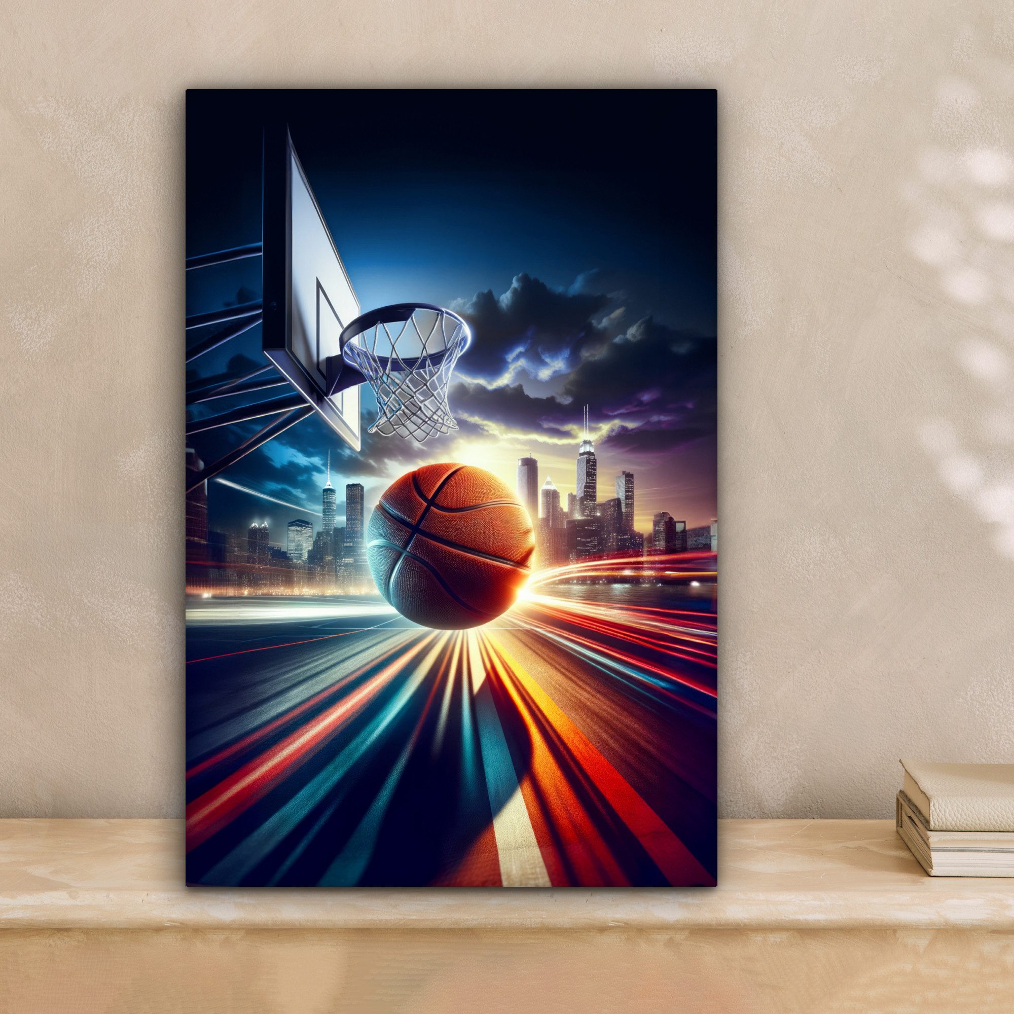 OneMillionCanvasses® Leinwandbild Basketball - Sport - günstig online kaufen
