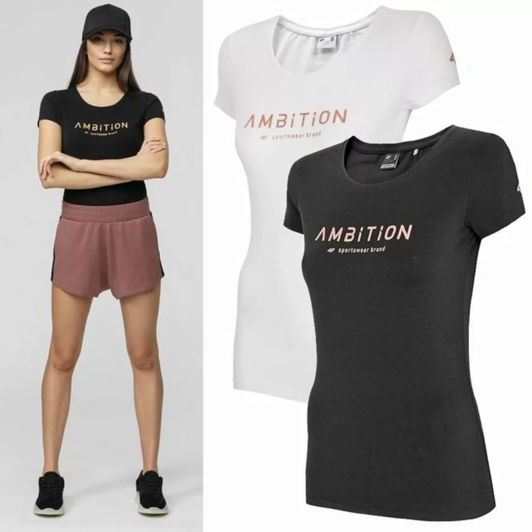4F Kurzarmshirt 4F - Ambition - Damen T-Shirt, Baumwollshirt günstig online kaufen