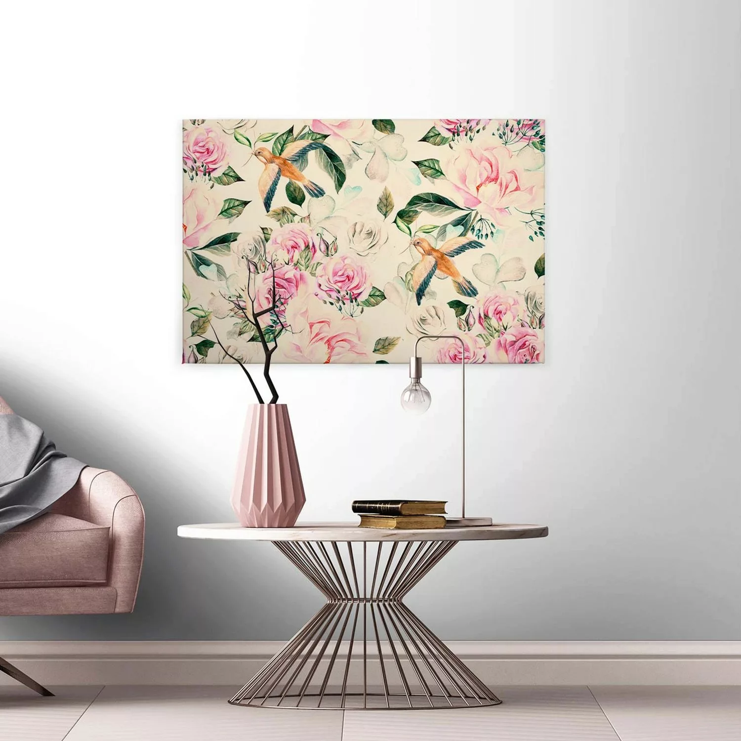 A.S. Création Leinwandbild "Paradise", Blumen, (1 St.), Landhaus Keilrahmen günstig online kaufen
