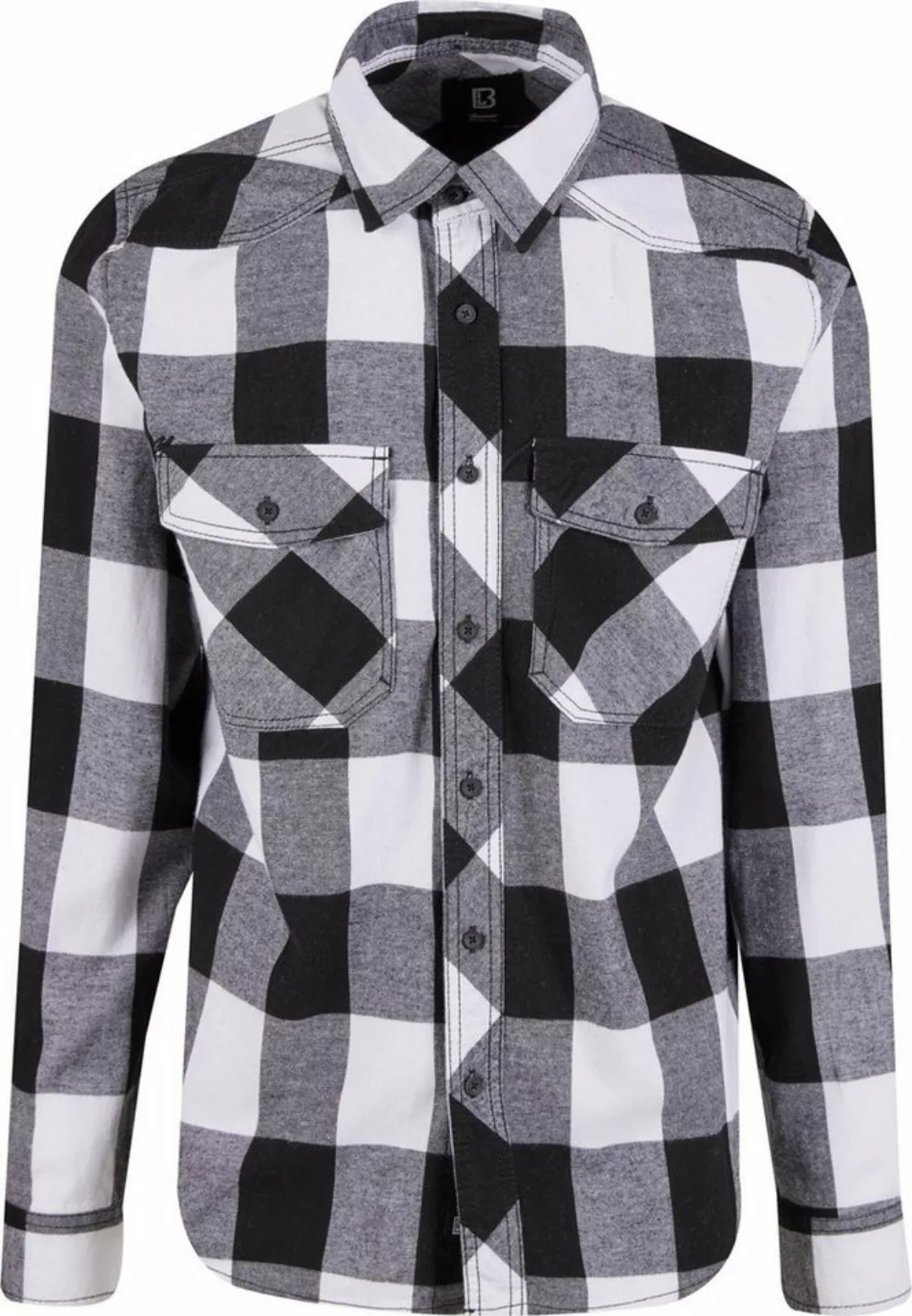 Brandit Langarmhemd "Brandit Herren Checked Shirt", (1 tlg.) günstig online kaufen