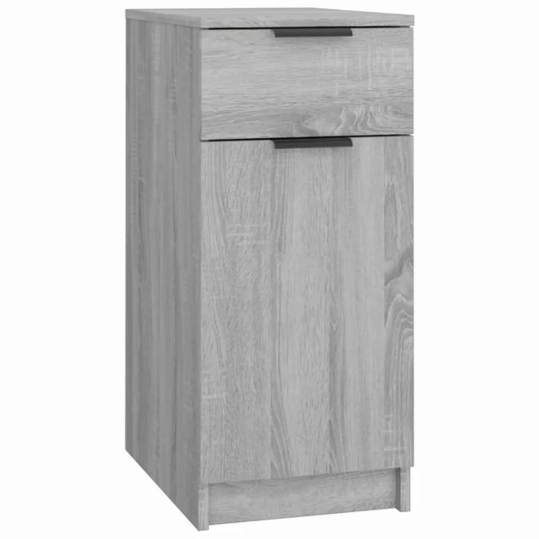 vidaXL Aktenschrank Schreibtischschrank Grau Sonoma 33,5x50x75 cm Spanplatt günstig online kaufen