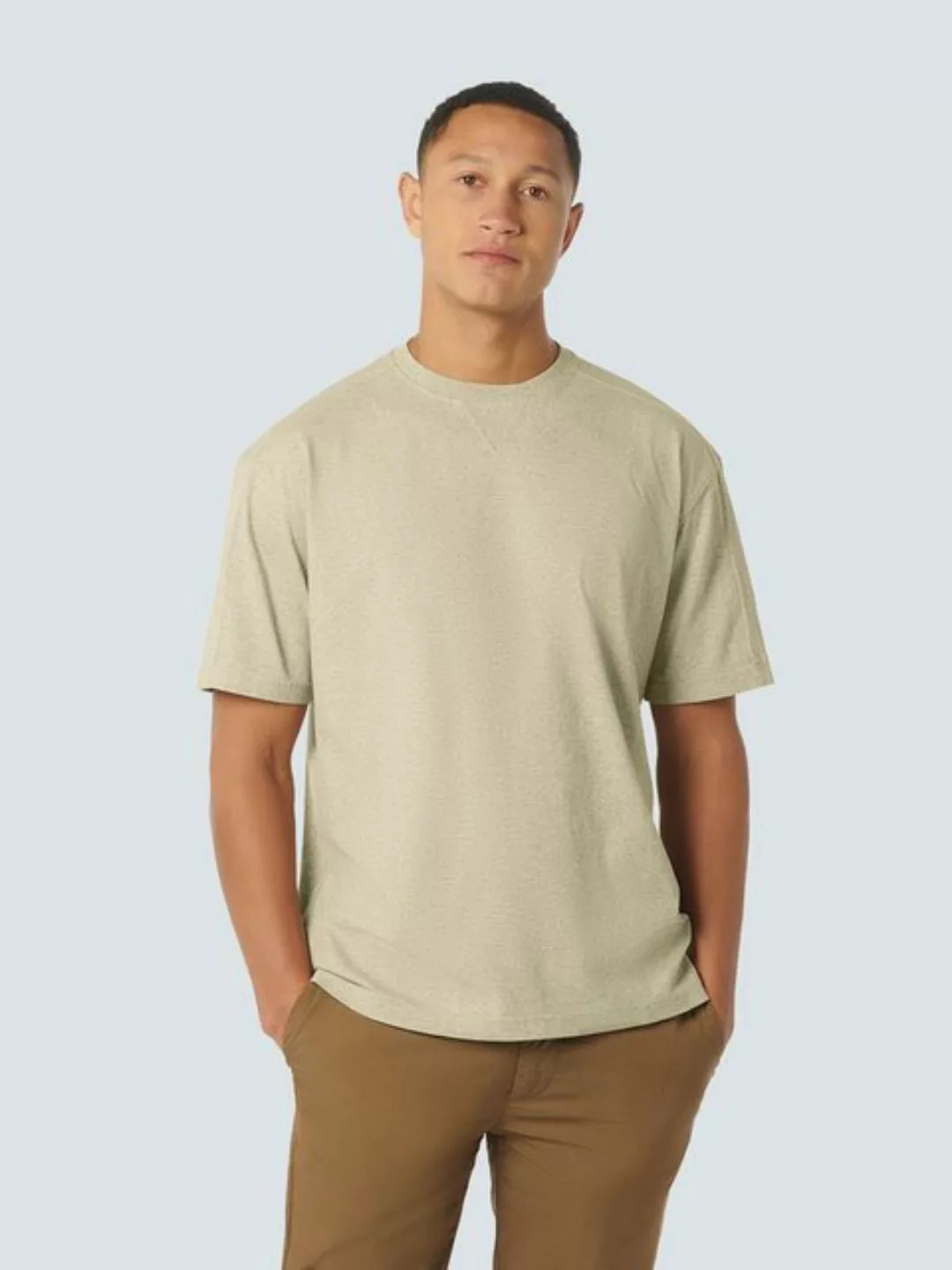NO EXCESS T-Shirt T-Shirt Crewneck Melange günstig online kaufen