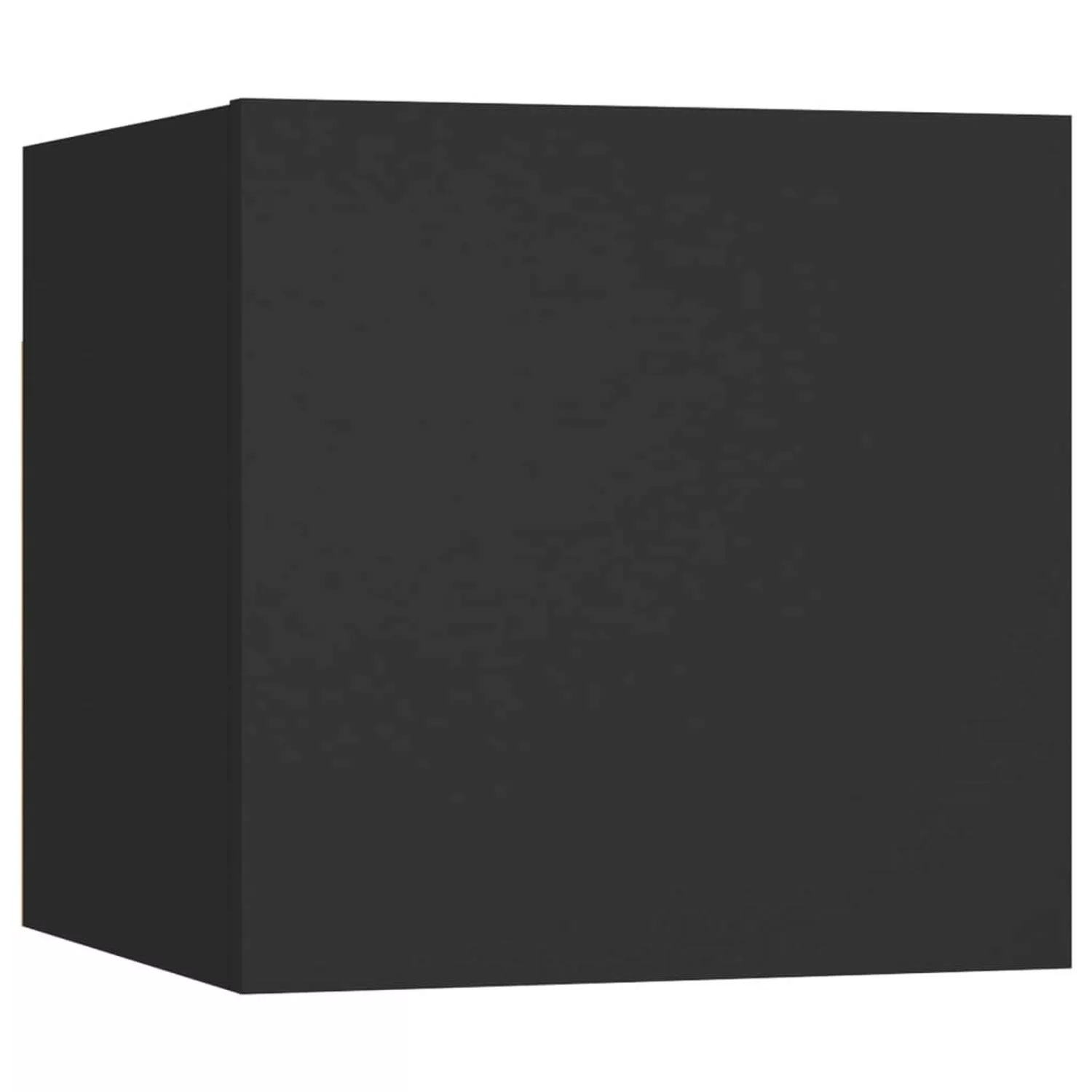 Nachttisch Schwarz 30,5x30x30 Cm Spanplatte günstig online kaufen