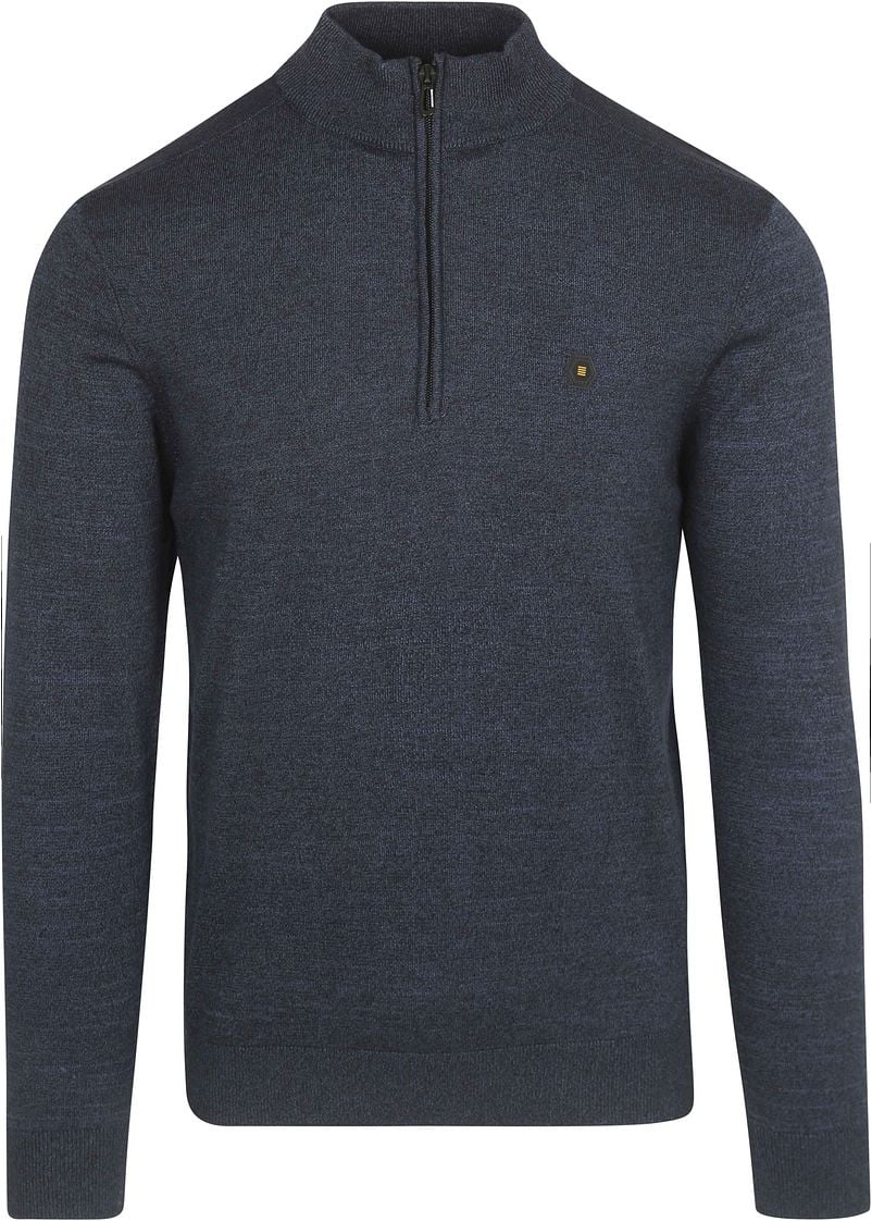 No Excess Halfzip Pullover Navy - Größe L günstig online kaufen