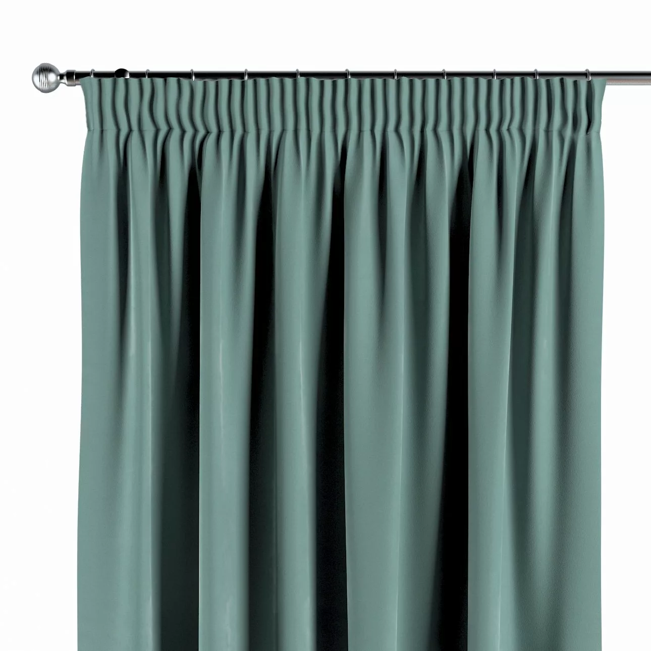 Vorhang mit Kräuselband, mintgrün, Velvet (704-18) günstig online kaufen