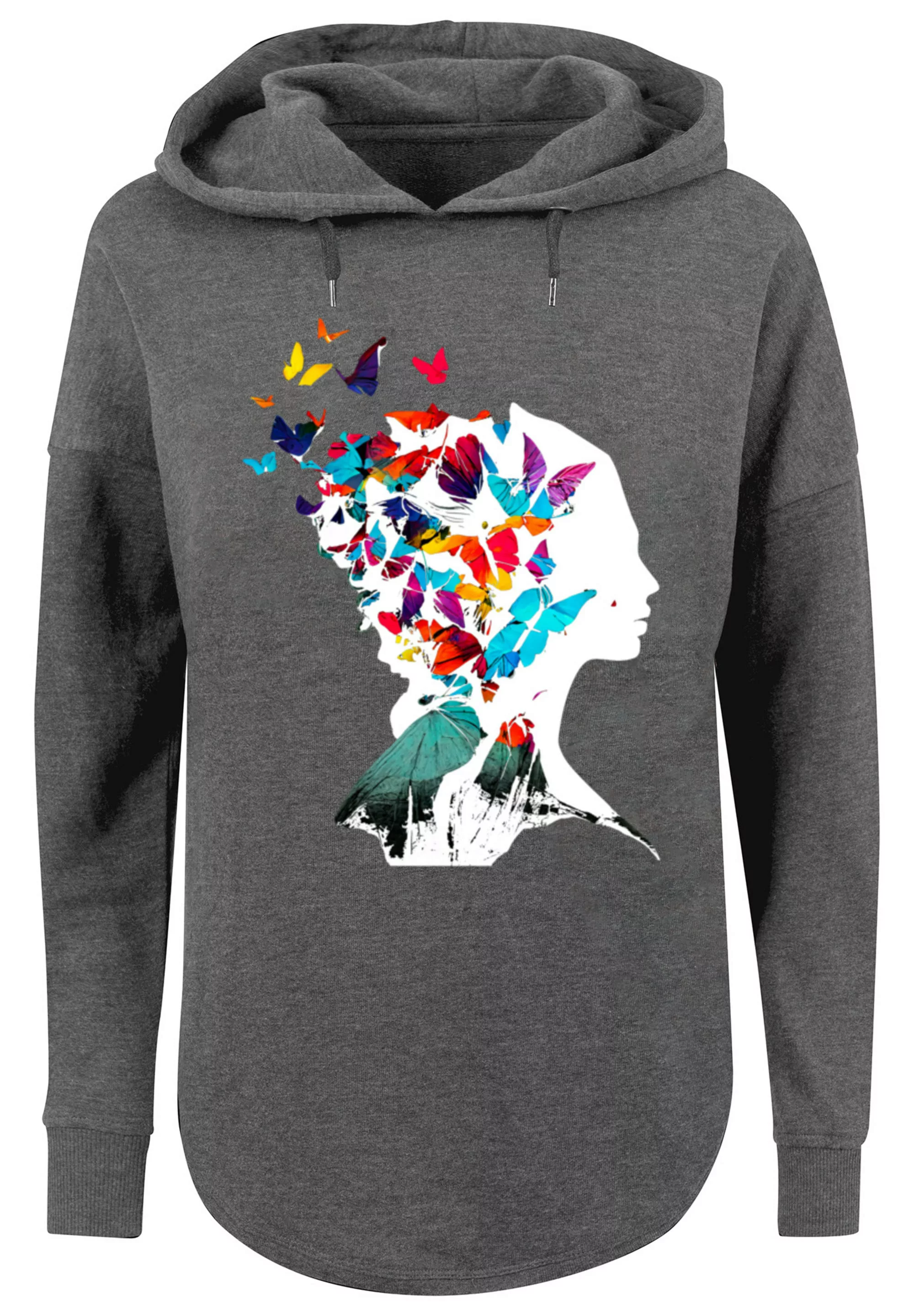 F4NT4STIC Kapuzenpullover "Schmetterling Silhouette OVERSIZE HOODIE", Print günstig online kaufen