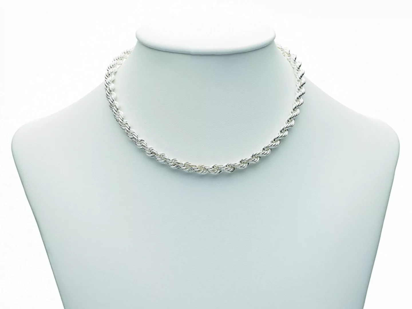 Adelia´s Silberkette "925 Silber Kordel Halskette 50 cm Ø 5,5 mm", Silbersc günstig online kaufen