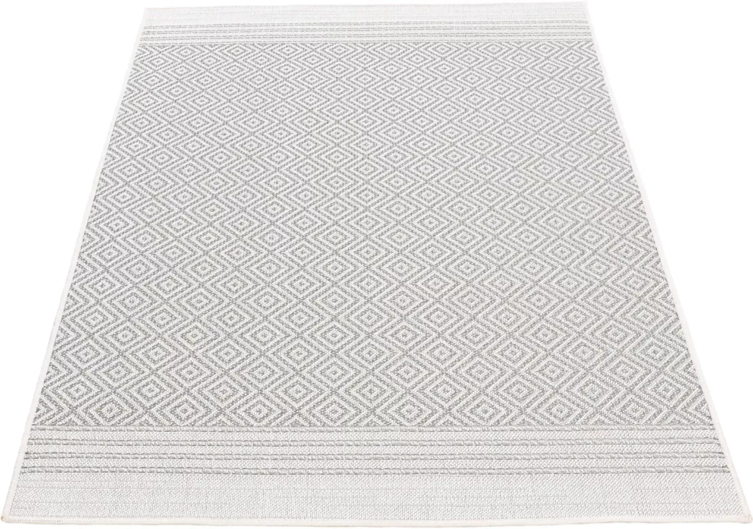 carpetfine Teppich »Boho 103«, rechteckig, robustes Flachgewebe, Sisal Opti günstig online kaufen