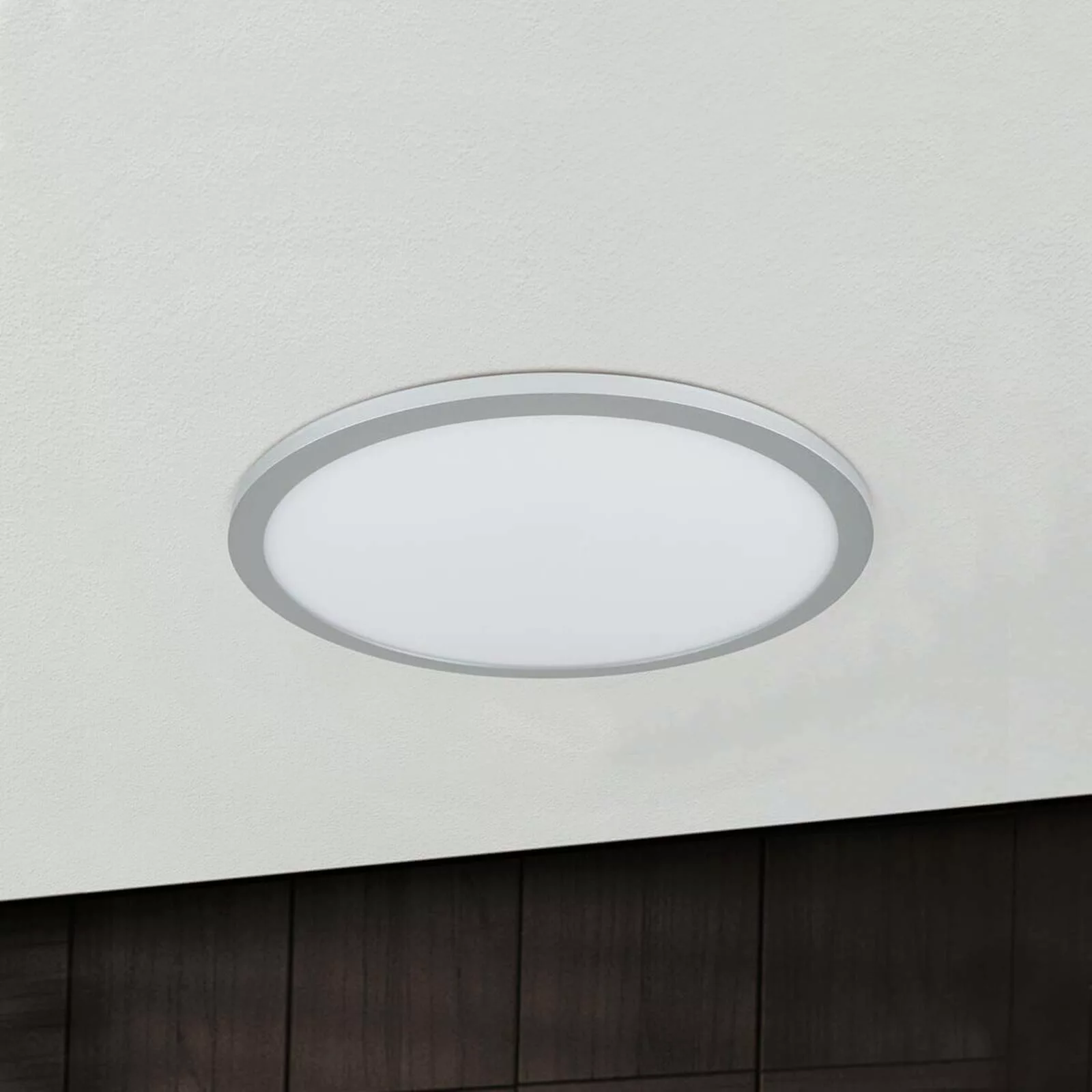 Titanfarbene LED-Deckenlampe Aria, dimmbar - 40 cm günstig online kaufen
