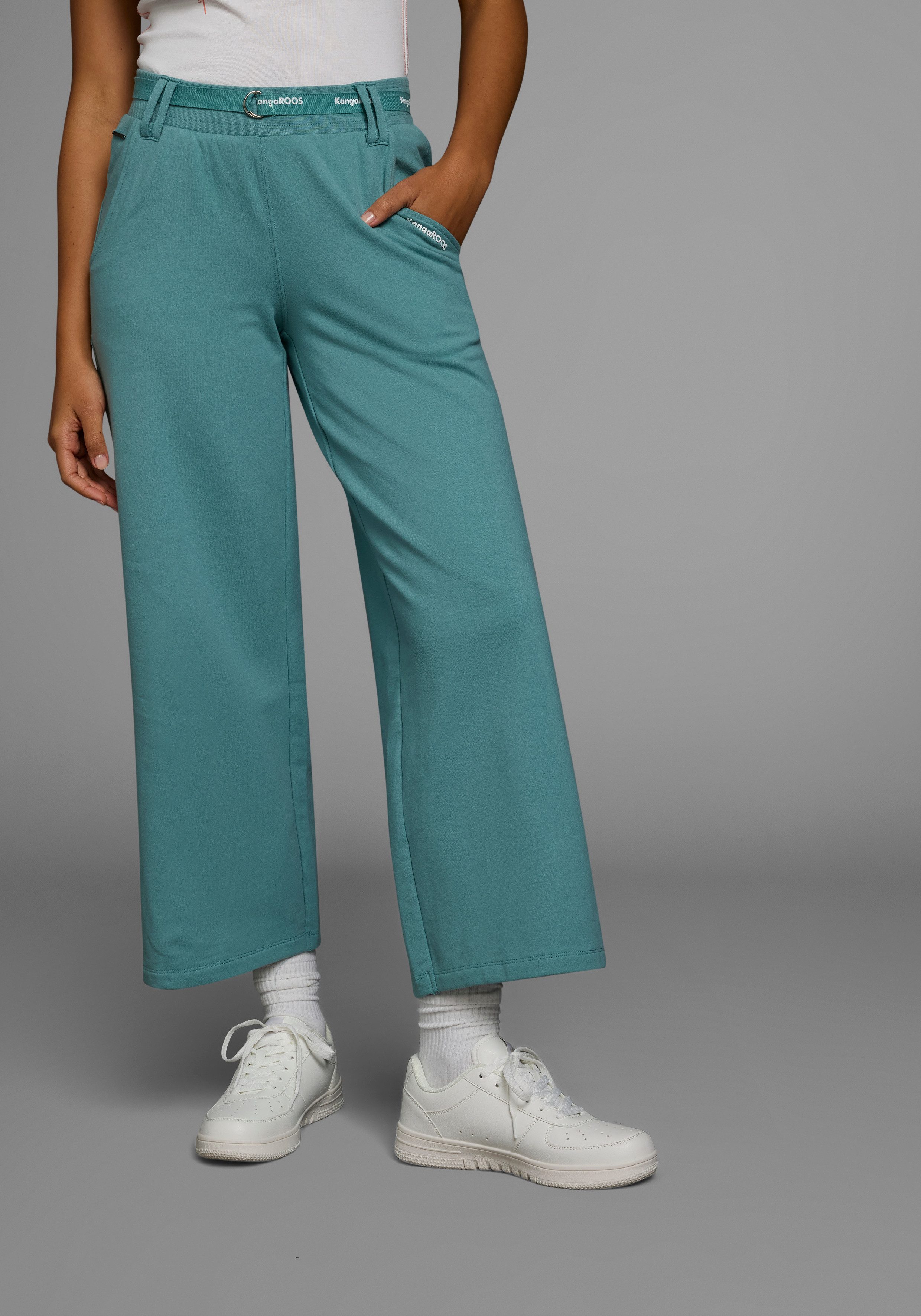 KangaROOS Jerseyhose, mit weitem Bein in Culotte Form günstig online kaufen
