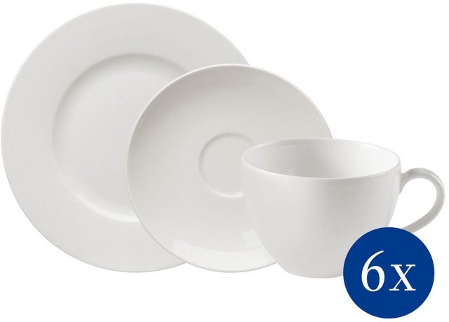 vivo Villeroy & Boch Group Kaffeeservice »Geschirr-Set, Service Basic White günstig online kaufen