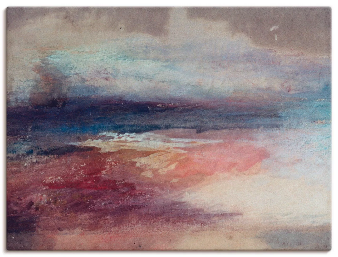 Artland Wandbild "Küstenlandschaft Sonnenunterg", Küste, (1 St.) günstig online kaufen