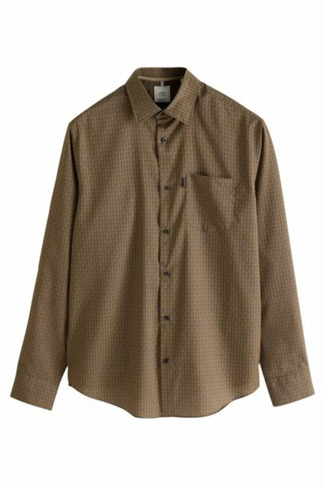 Next Langarmhemd Pflegeleichtes Button-Down-Oxford-Hemd (1-tlg) günstig online kaufen