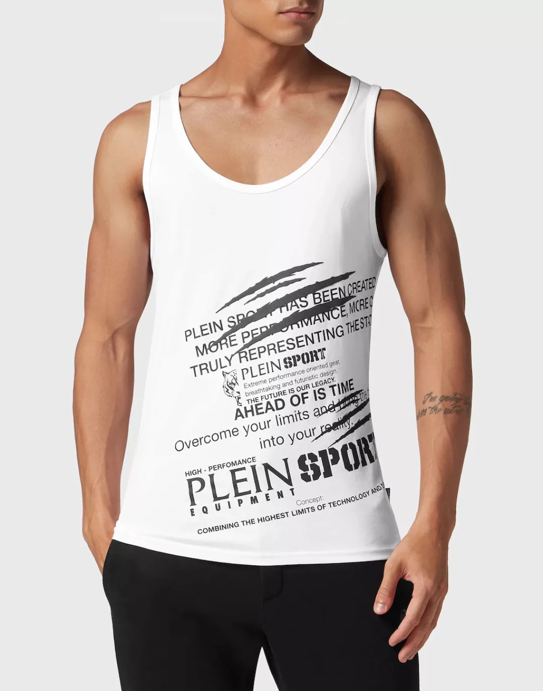 PLEIN SPORT T-Shirt "Tanktop Lettering" günstig online kaufen