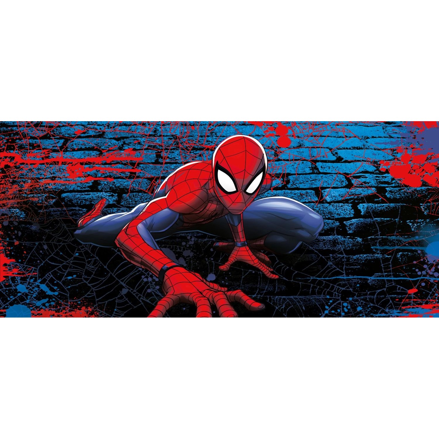 Sanders & Sanders Poster Spider-Man Rot und Blau 0,9 x 2,02 m 601084 günstig online kaufen