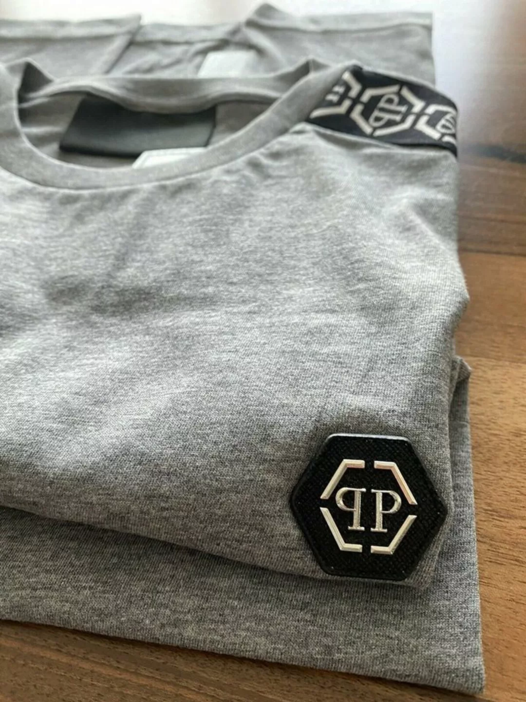 PHILIPP PLEIN T-Shirt Iconic Cult Logo Kurzarm Shirt T-Shirt günstig online kaufen