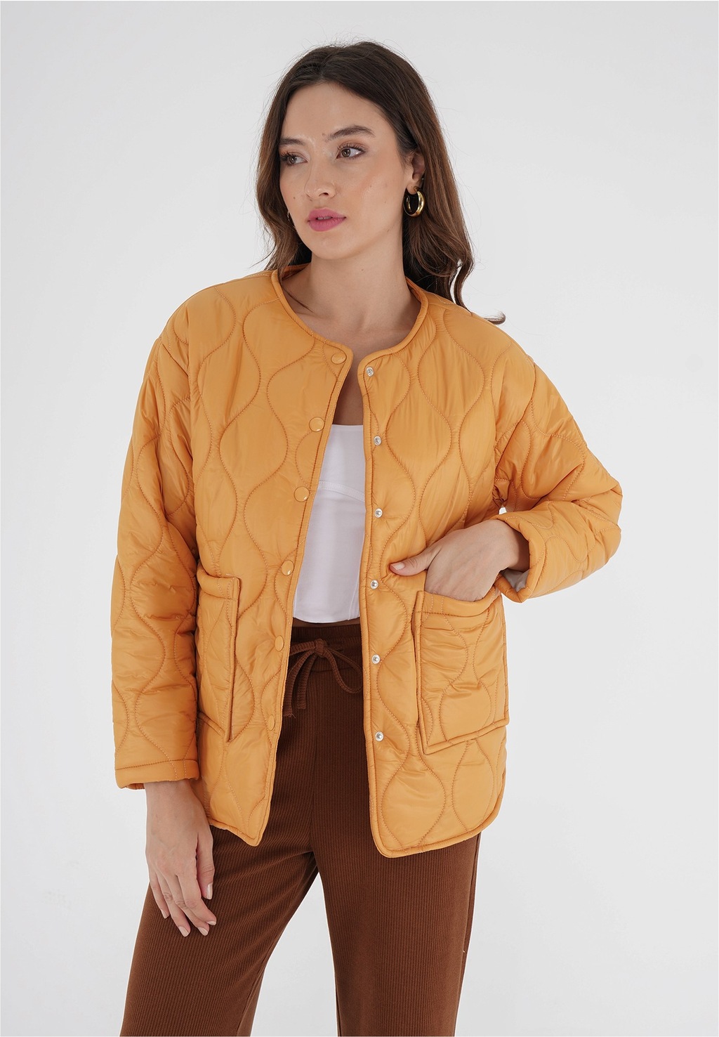 freshlions Steppjacke "Amara", (1 St.), mit praktischen Druckknöpfen günstig online kaufen