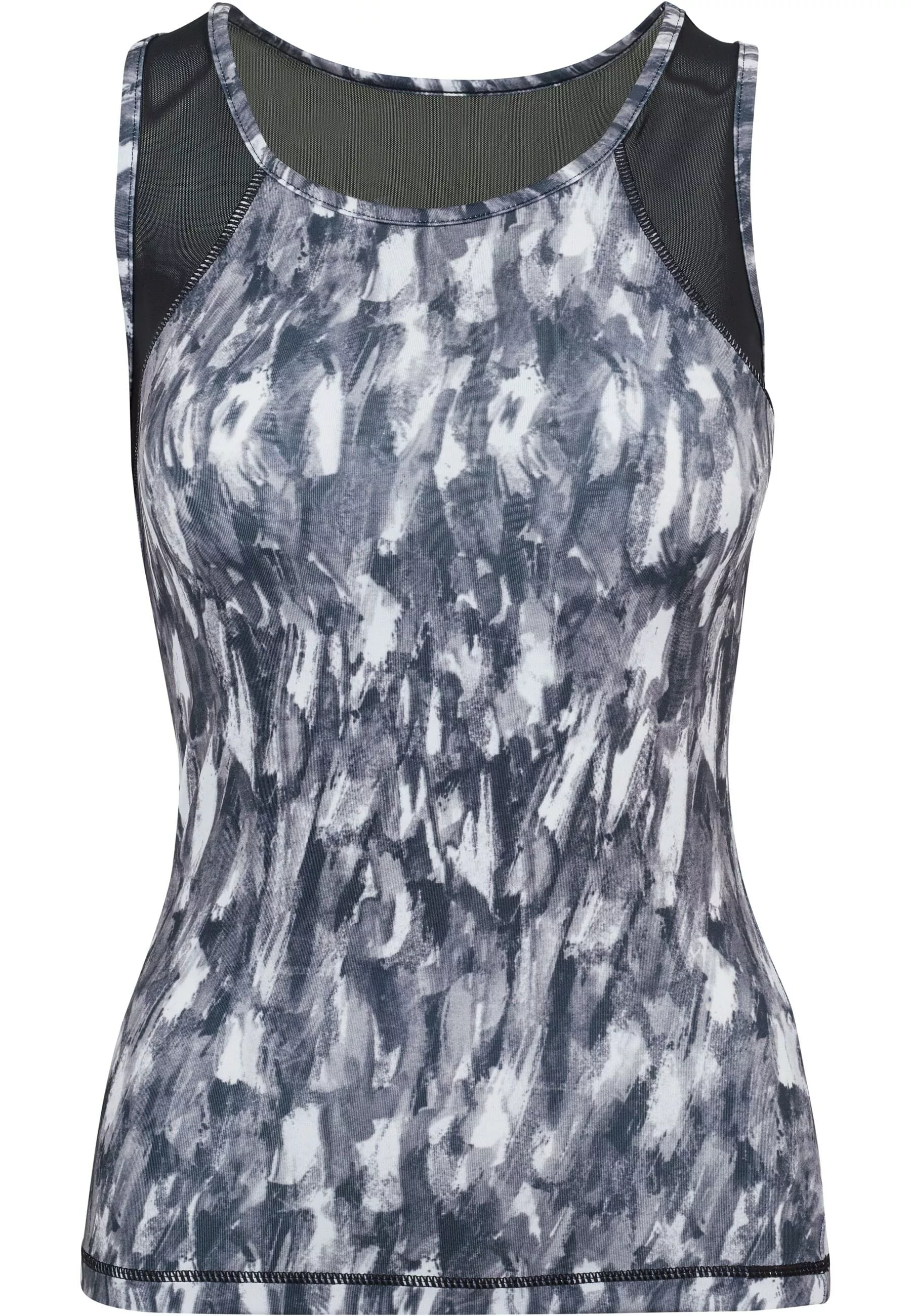 URBAN CLASSICS Muskelshirt "Urban Classics Damen Ladies Active Graphic Top" günstig online kaufen