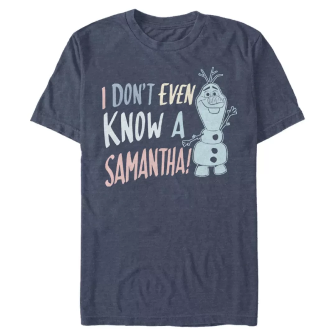 Disney - Eiskönigin - Olaf I Don't Know Samantha - Männer T-Shirt günstig online kaufen