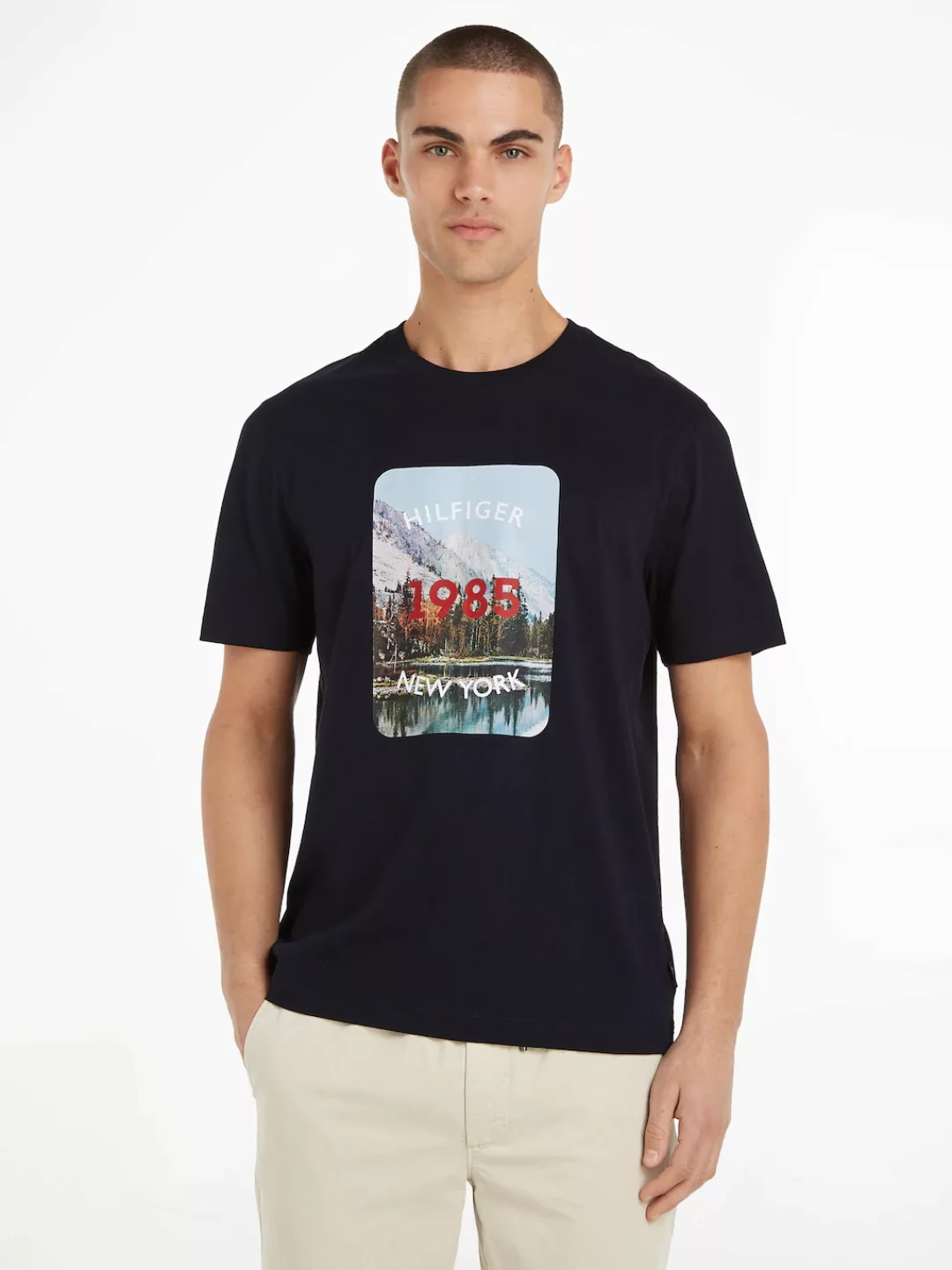 Tommy Hilfiger T-Shirt LANDSCAPE GRAPHIC TEE günstig online kaufen