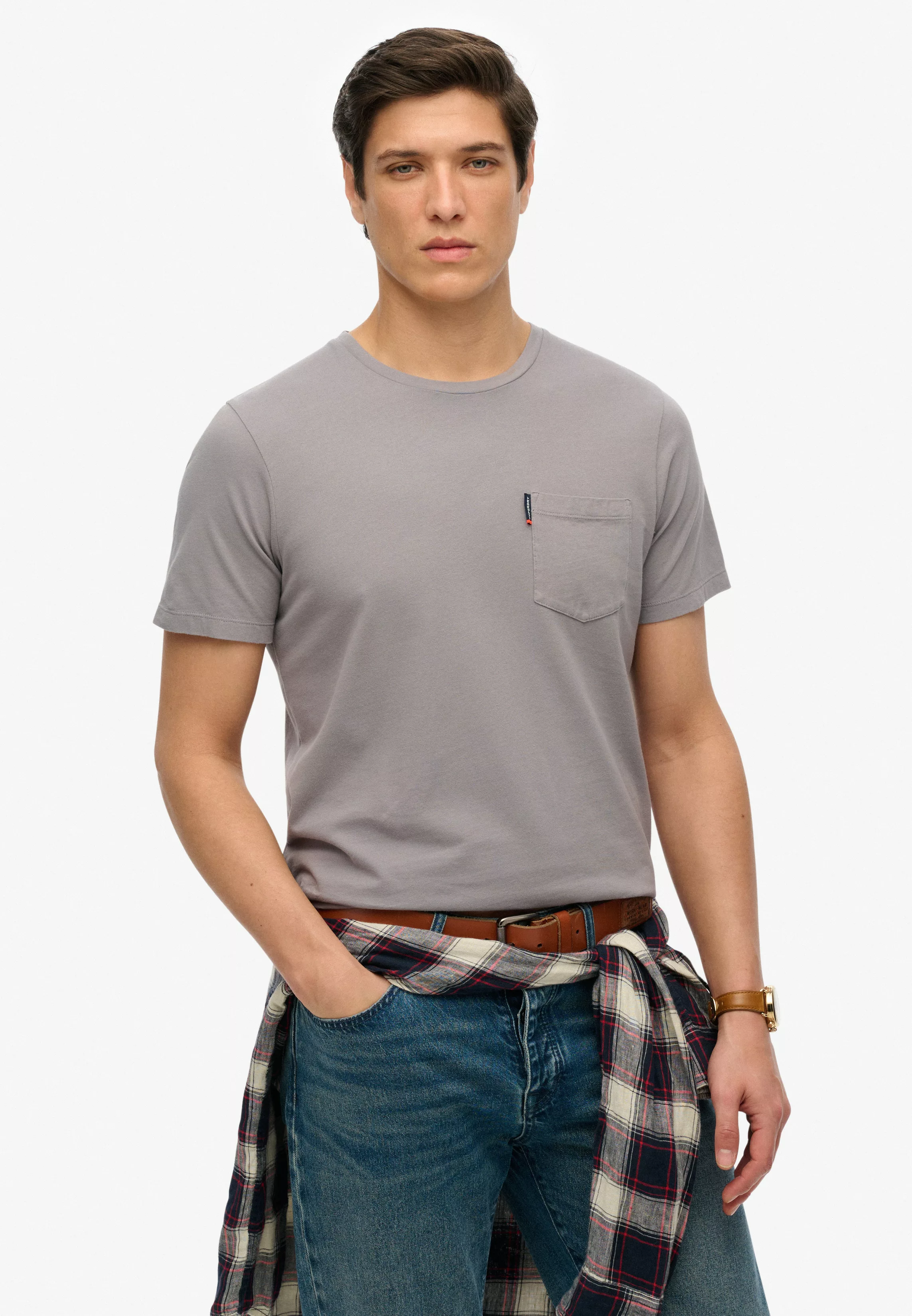 Superdry Rundhalsshirt "CLASSIC ESSENTIAL POCKET TEE" günstig online kaufen