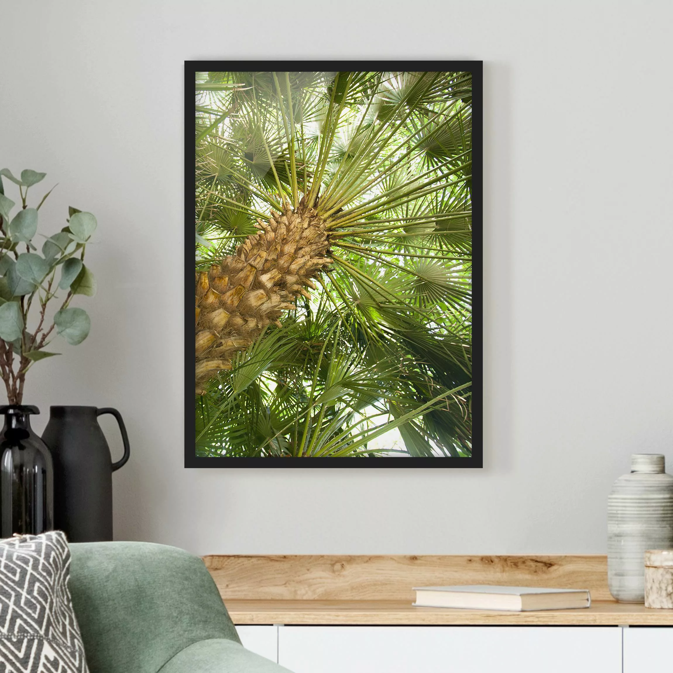 Bild mit Rahmen - Hochformat Tropical Island günstig online kaufen