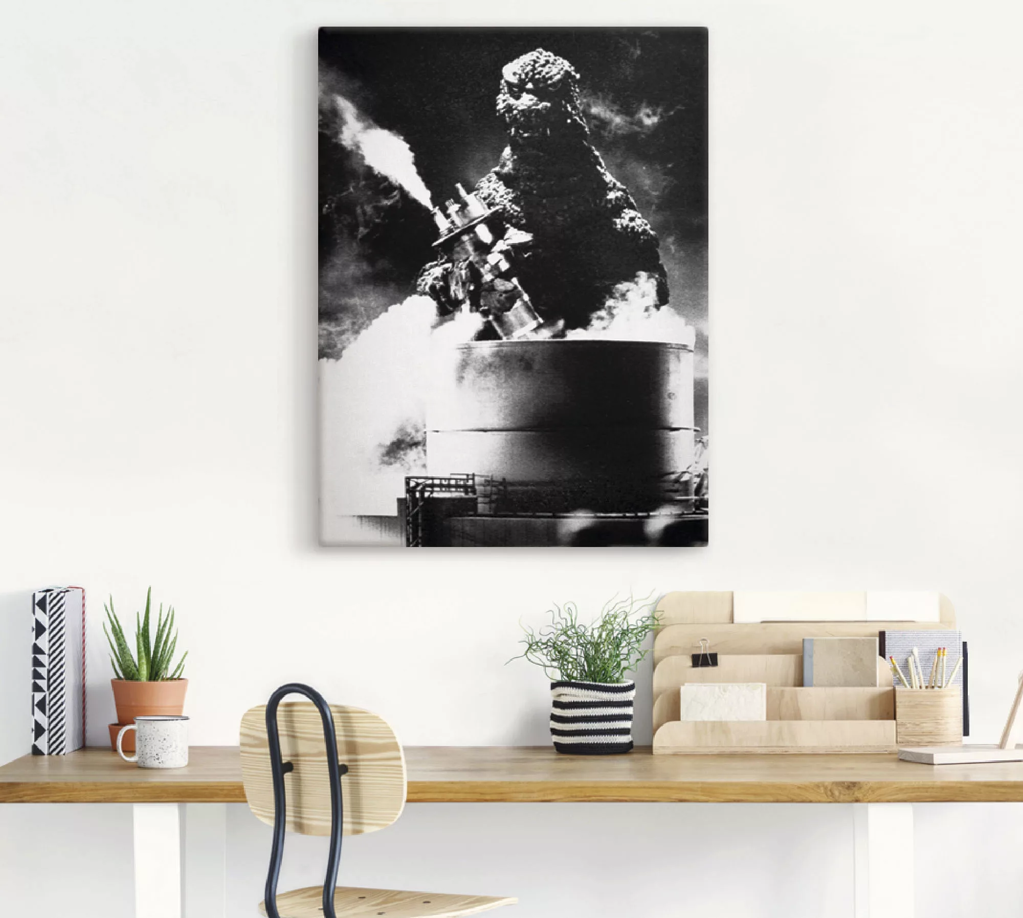 Artland Wandbild "Godzilla III", Film, (1 St.), als Leinwandbild, Poster in günstig online kaufen