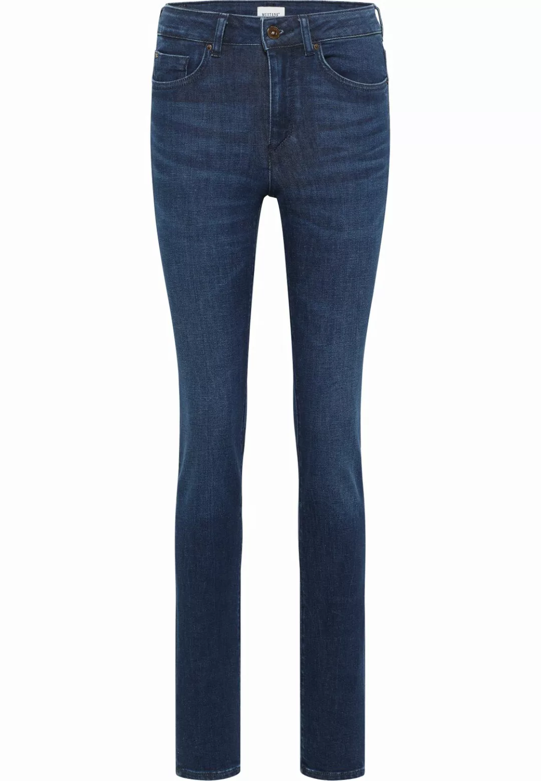 Mustang Damen Jeans SHELBY Slim Fit - Blau - Deep Blue Denim günstig online kaufen