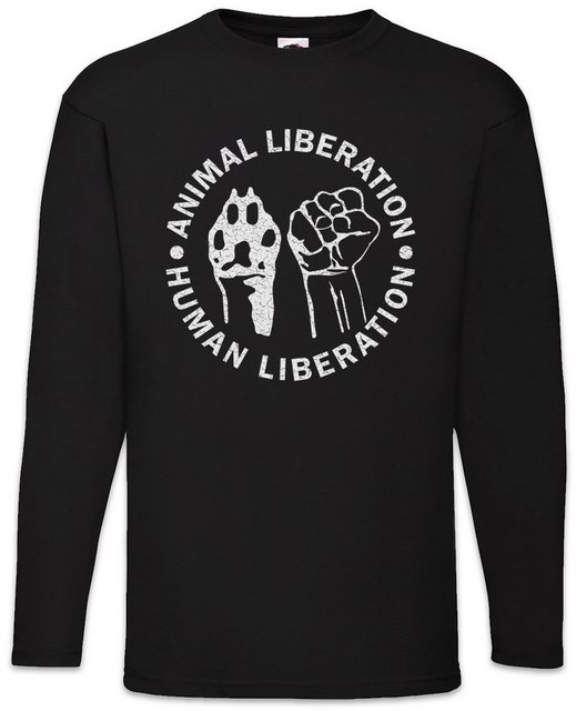 Urban Backwoods Langarmshirt Animal Liberation Langarm T-Shirt Vegan Vegeta günstig online kaufen